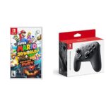 Super Mario 3D World + Bowser's Fury (US Version) with Nintendo Switch Pro Controller Bundle
