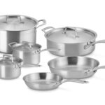 Batería de Cocina Juego de Ollas Le Creuset ST00395000001001 Acero Inoxidable 10 Piezas