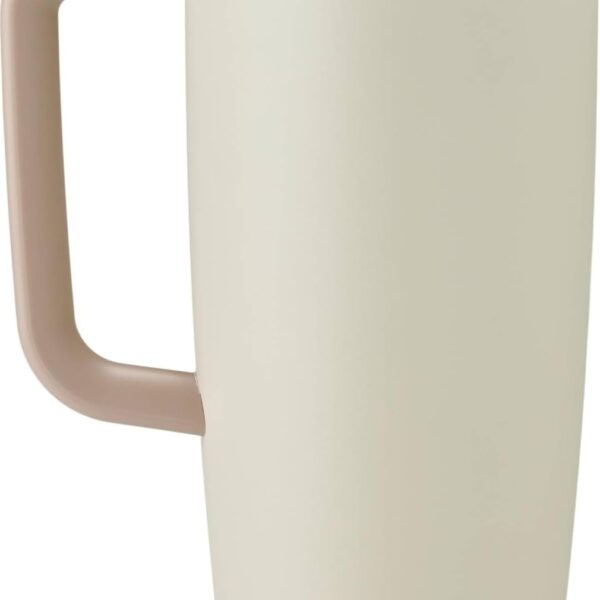 Owala FreeSip - Vaso de acero inoxidable, 40 onzas, bronceado (ligeramente tostado) (paquete de 6)