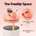 Termo Vaso Térmico Owala FreeSip BlenderBottle C07354 Acero Inoxidable 40 oz Naranja Canela Paquete de 6 Piezas