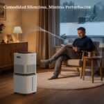 Humidificador evaporativo inteligente LEVOIT Superior 6000S LEH-S602S-WUS tanque 23L cobertura 3000 pies cuadrados 72 ho