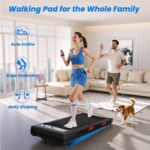 Caminadora bajo escritorio plegable Superun BA07R1 con inclinación automática 9 porciento pantalla LED 3 modos caminar t