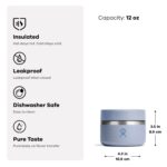 Tarro de comida Hydro Flask RF12001 acero inoxidable aislado 12 onzas negro paquete de 12