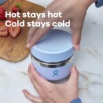 Tarro de comida Hydro Flask RF12001 acero inoxidable aislado 12 onzas negro paquete de 12