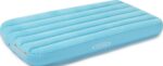 Colchón de aire infantil Cozy Kidz Intex 66803EP Fiber-Tech superficie aterciopelada 34.5x62x7 pulgadas con bolsa de tra