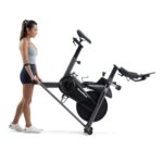 Bicicleta Estatica NordicTrack T Serie 9 NTEX50725CW 16 Niveles de Resistencia Digital Pedales SPD Pantalla LCD Compatib