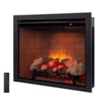 Inserto Chimenea Eléctrica Unineo UNF-ZHX36I | 36"×27", 12 Colores de Llama, Sonido Crepitante, Luz Superior LED, 750W/1