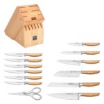 Henckels Pakka - Juego de bloques de cuchillos (14 piezas) 1034836