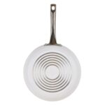 Batería de cocina juego de ollas y sartenes Circulon Halo LaserDefense 16165 antiadherente de cerámica 11 piezas blanco