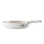 Batería de cocina juego de ollas y sartenes Circulon Halo LaserDefense 16165 antiadherente de cerámica 11 piezas blanco