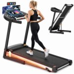 Caminadora Plegable con Inclinación FUNMILY 3.5 HP 350 lbs Pantalla 10 pulgadas WiFi