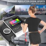Caminadora Plegable con Inclinación FUNMILY 3.5 HP 350 lbs Pantalla 10 pulgadas WiFi