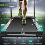 Caminadora Plegable con Inclinación FUNMILY 3.5 HP 350 lbs Pantalla 10 pulgadas WiFi