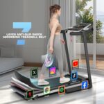 Caminadora Plegable con Inclinación FUNMILY 3.5 HP 350 lbs Pantalla 10 pulgadas WiFi