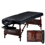 Master Massage - Mesa de masaje portátil Del Ray Pro de 30 pulgadas, altura ajustable, capacidad de trabajo de 750 libra