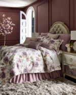 Juego de edredón acolchado a mano Sherry Kline Willow Pacific Coast Home Furnishings Inc WIL-3PCKG floral de lujo ligero