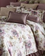 Juego de edredón acolchado a mano Sherry Kline Willow Pacific Coast Home Furnishings Inc WIL-3PCKG floral de lujo ligero