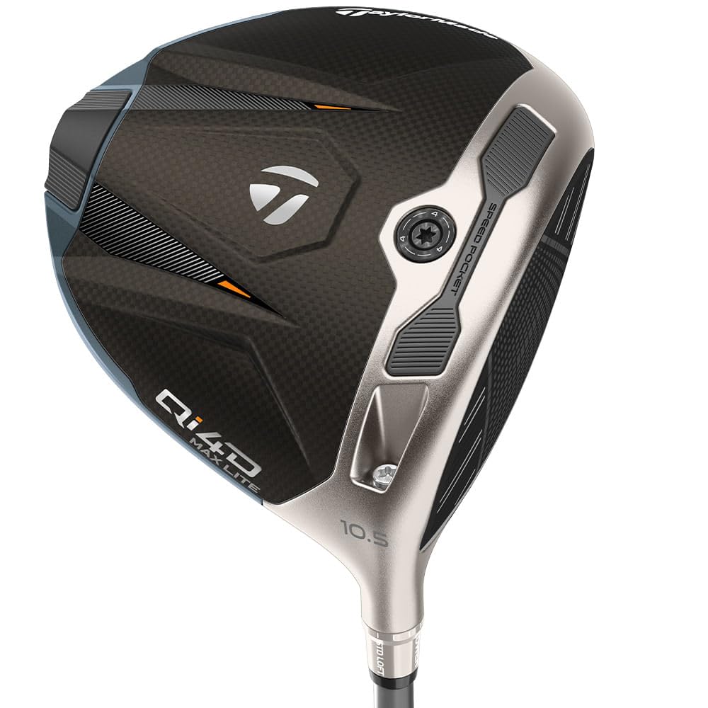 Version 1.0.0 TaylorMade Golf Qi4D MAX Lite Driver Senior Hombres Rotación Reax