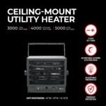Calentador de Techo Garaje Mr. Heater 2VAHG5000 5000W 240V 3 Niveles