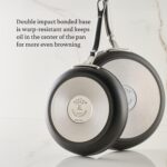 Juego de sartenes antiadherentes Hestan Culinary TITUM Fusion 19587 de 3 piezas de 8 9.5 y 12.5 pulgadas base de acero i