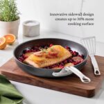 Juego de sartenes antiadherentes Hestan Culinary TITUM Fusion 19587 de 3 piezas de 8 9.5 y 12.5 pulgadas base de acero i