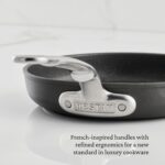 Juego de sartenes antiadherentes Hestan Culinary TITUM Fusion 19587 de 3 piezas de 8 9.5 y 12.5 pulgadas base de acero i