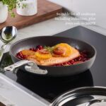 Juego de sartenes antiadherentes Hestan Culinary TITUM Fusion 19587 de 3 piezas de 8 9.5 y 12.5 pulgadas base de acero i