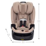 Asiento de coche giratorio 2 en 1 Evenflo Revolve360 Slim CS260112547 tela suave verde travertino