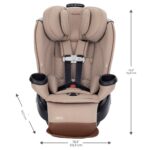 Asiento de auto giratorio todo en uno Evenflo Revolve360 Extend CS360212547 tela travertino verde suave para bebé y niño