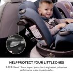 Asiento de auto giratorio todo en uno Evenflo Revolve360 Extend CS360212547 tela travertino verde suave para bebé y niño