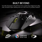Mouse Gaming Inalámbrico Corsair Sabre V2 PRO CH-931G100-WW Sensor Marksman S 33000 DPI Hyperpolling 8000 Hz Carcasa Mag