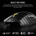 Mouse inalámbrico Corsair Sabre v2 PRO CH-931G200-WW para juegos FPS sensor 33000 DPI 8000 Hz fibra de carbono 120 horas