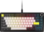Teclado Mecánico Corsair MAKR PRO 75 CH-91CE21G-NA Hall Effect 75% interruptores MGX Hyperdrive 8000 Hz FlashTap SOCD ne