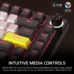 Teclado Mecánico Corsair MAKR PRO 75 CH-91CE21G-NA Hall Effect 75% interruptores MGX Hyperdrive 8000 Hz FlashTap SOCD ne