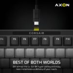 Teclado Mecánico Corsair MAKR PRO 75 CH-91CE21G-NA Hall Effect 75% interruptores MGX Hyperdrive 8000 Hz FlashTap SOCD ne