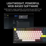 Teclado Mecánico Corsair MAKR PRO 75 CH-91CE21G-NA Hall Effect 75% interruptores MGX Hyperdrive 8000 Hz FlashTap SOCD ne