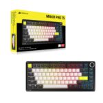Teclado Mecánico Corsair MAKR PRO 75 CH-91CE21G-NA Hall Effect 75% interruptores MGX Hyperdrive 8000 Hz FlashTap SOCD ne