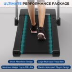 Caminadora SereneLife SLFOLD30.8 2.5HP 2 en 1 plegable escritorio 0.6 a 7.6 MPH 12 programas