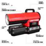 Calentador Aire Forzado Queroseno/Diésel 80,000 BTU Craftsman F310201