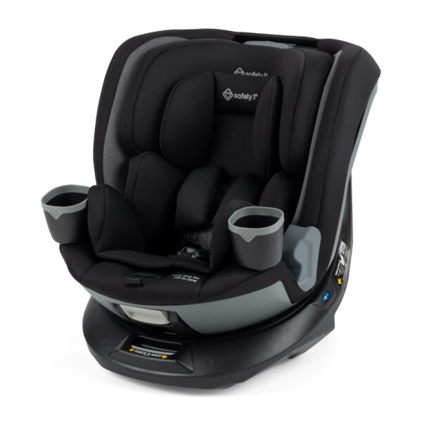 Asiento convertible todo en uno giratorio de 360° Safety 1 y marcha de 360°, color negro Beauty