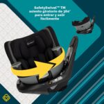 Asiento convertible todo en uno giratorio de 360° Safety 1 y marcha de 360°, color negro Beauty