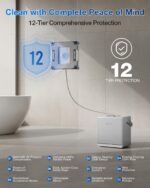Robot Limpiador de Ventanas ECOVACS WINBOT W2S Omni con Estación Multifunción 6 en 1, TruEdge de Borde a Borde, Boquilla