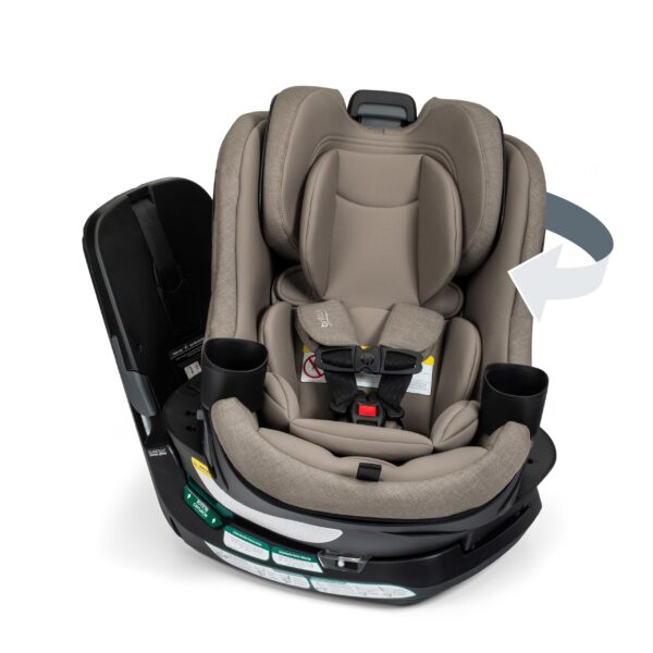 Britax Galaxy360 - Asiento de automóvil convertible delgado giratorio, asiento de automóvil giratorio 2 en 1 para bebés
