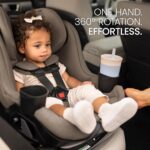 Britax Galaxy360 - Asiento de automóvil convertible delgado giratorio, asiento de automóvil giratorio 2 en 1 para bebés