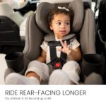 Britax Galaxy360 - Asiento de automóvil convertible delgado giratorio, asiento de automóvil giratorio 2 en 1 para bebés