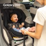 Britax Galaxy360 - Asiento de automóvil convertible giratorio delgado, asiento de automóvil giratorio 2 en 1 para bebés