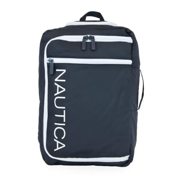 Nautica Mochila unisex para adultos, Azul marino/Blanco, Grande