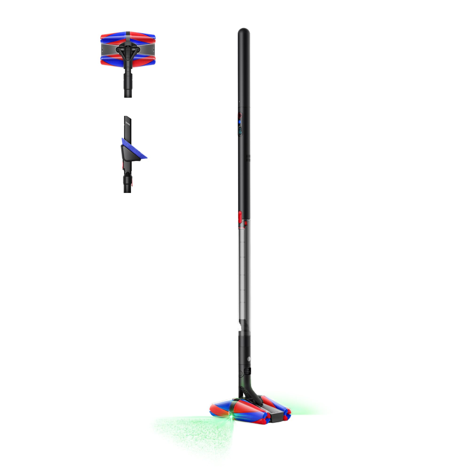 Version 1.0.0 Aspiradora Inalámbrica Dyson PencilVac Fluffycones SV50 - Para Suelos Duros, Mango 1.5 Pulgadas