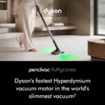 Aspiradora Inalámbrica Dyson PencilVac Fluffycones SV50 - Para Suelos Duros, Mango 1.5 Pulgadas