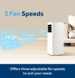 Aire acondicionado portátil 3 en 1 GE Appliances APHS05BWF 5000 BTU DOE enfría 14 metros cuadrados deshumidificador vent